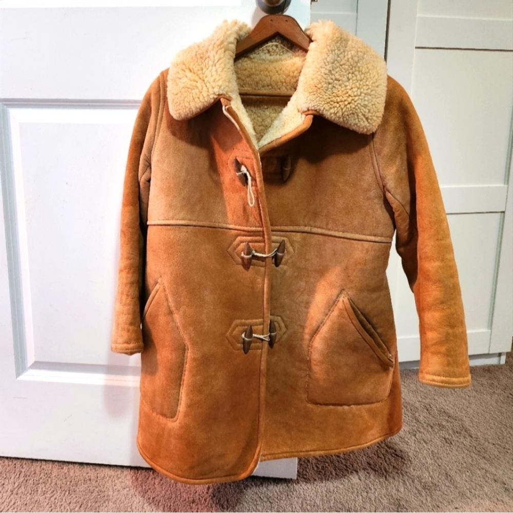 Vintage genuine sheepskin jacket